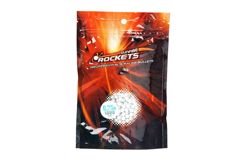 Кульки ASG Rockets Professional 0,25г 1000 шт.