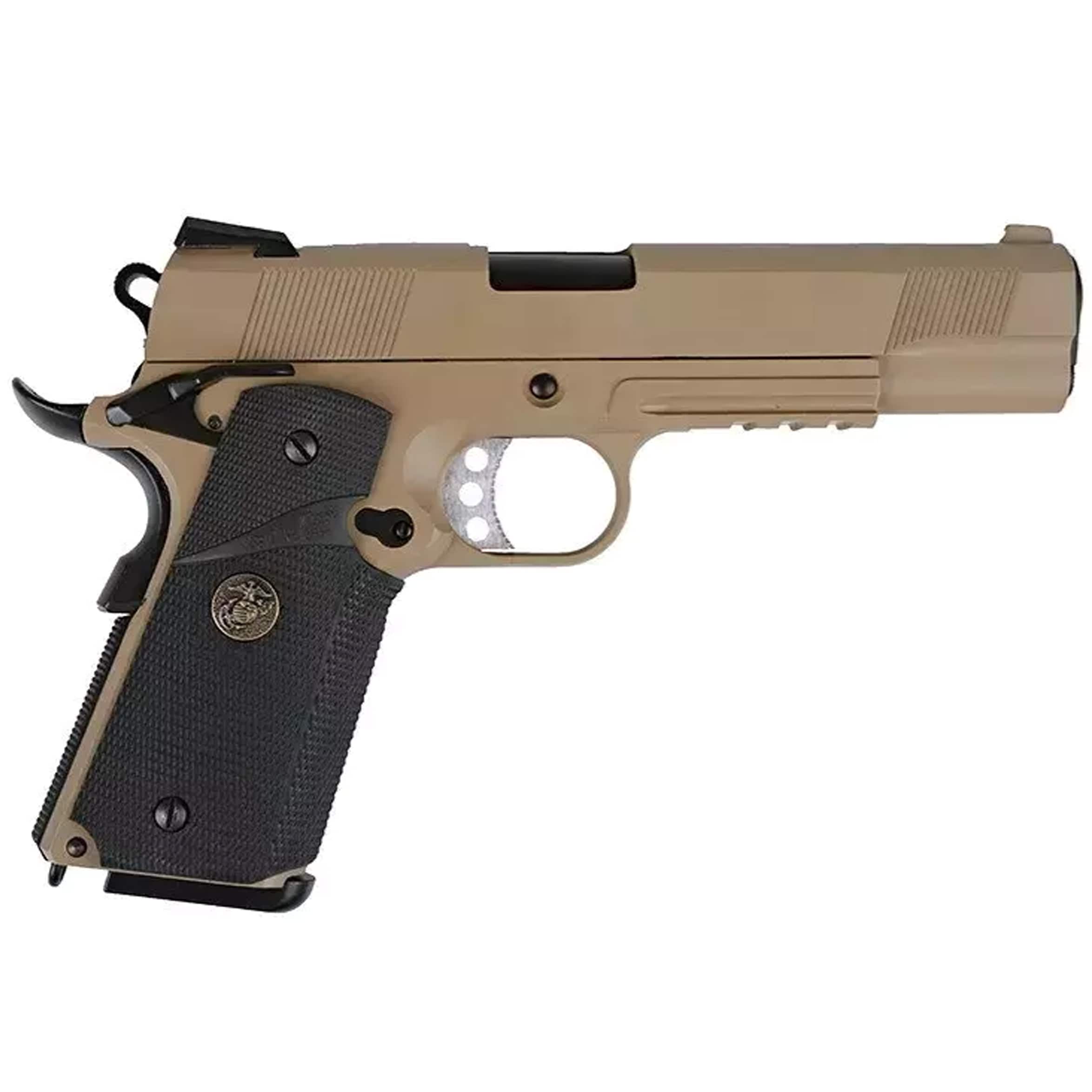 Pistolet GBB WE MEU Rail Version - Tan