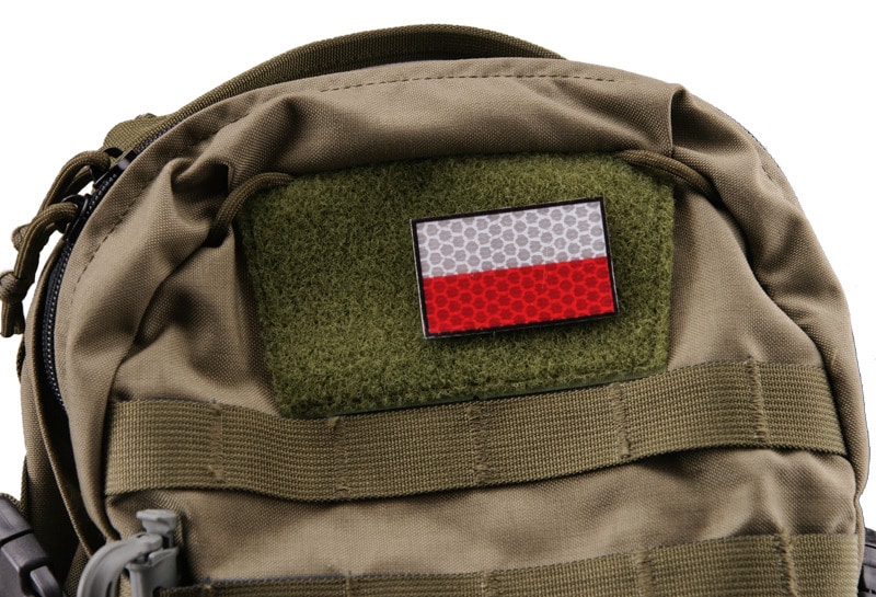 Нашивка ІЧ-ідентифікатор Прапор Польщі - повнокольорова 