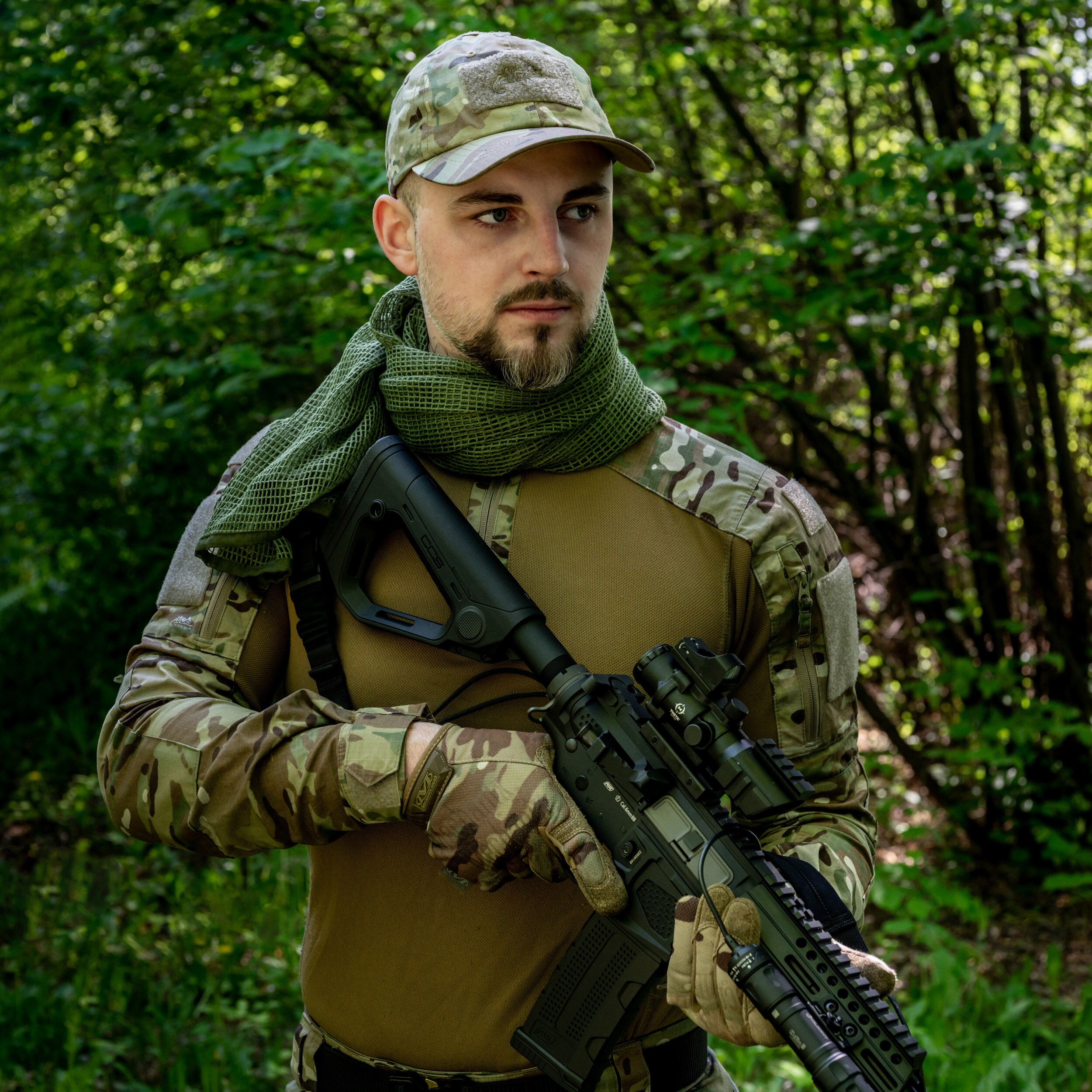 Osobista siatka maskująca Mil-Tec - Olive