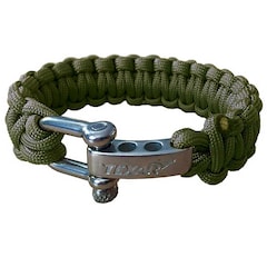 Bransoletka Paracord Texar szekla - Olive