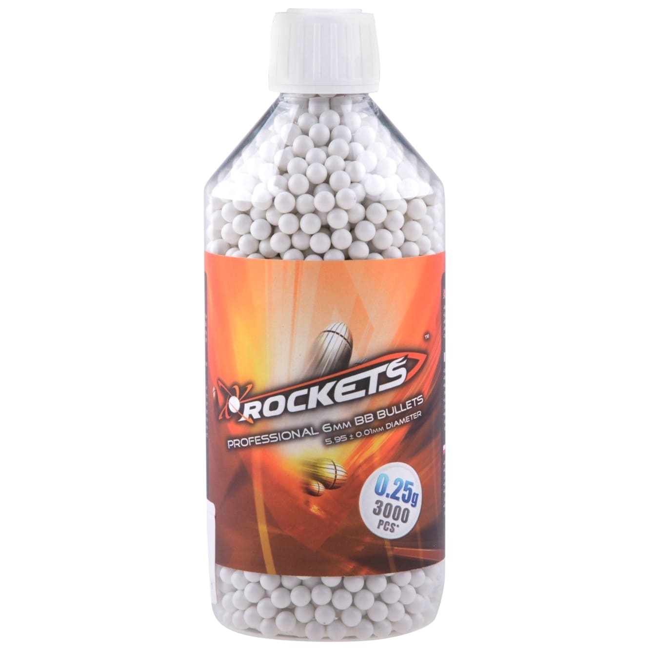Кульки ASG Rockets Professional 0,25г 3000 шт. - пляшка