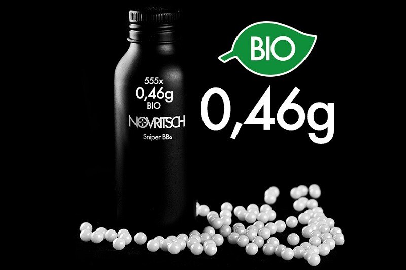 Kulki biodegradowalne ASG Novritsch 0,46g 555 szt..