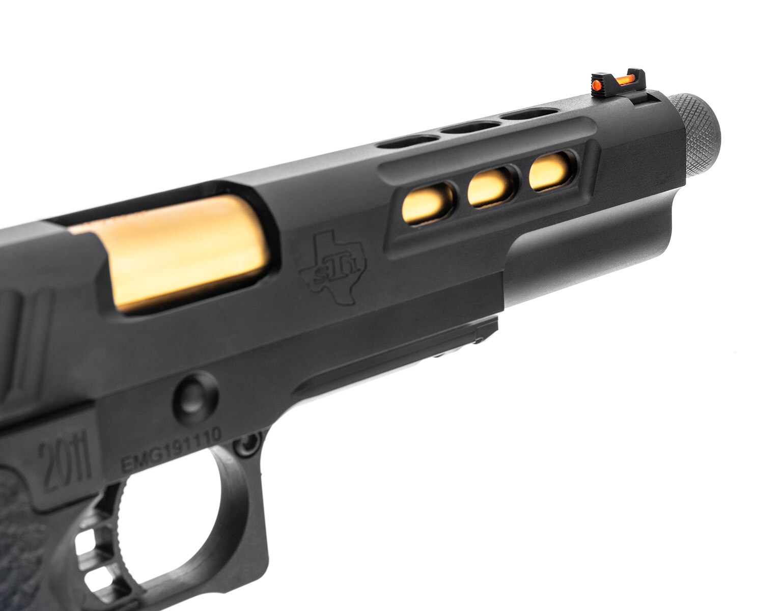 Pistolet ASG GBB STI DVC3 2011 Threaded Barrel - Black