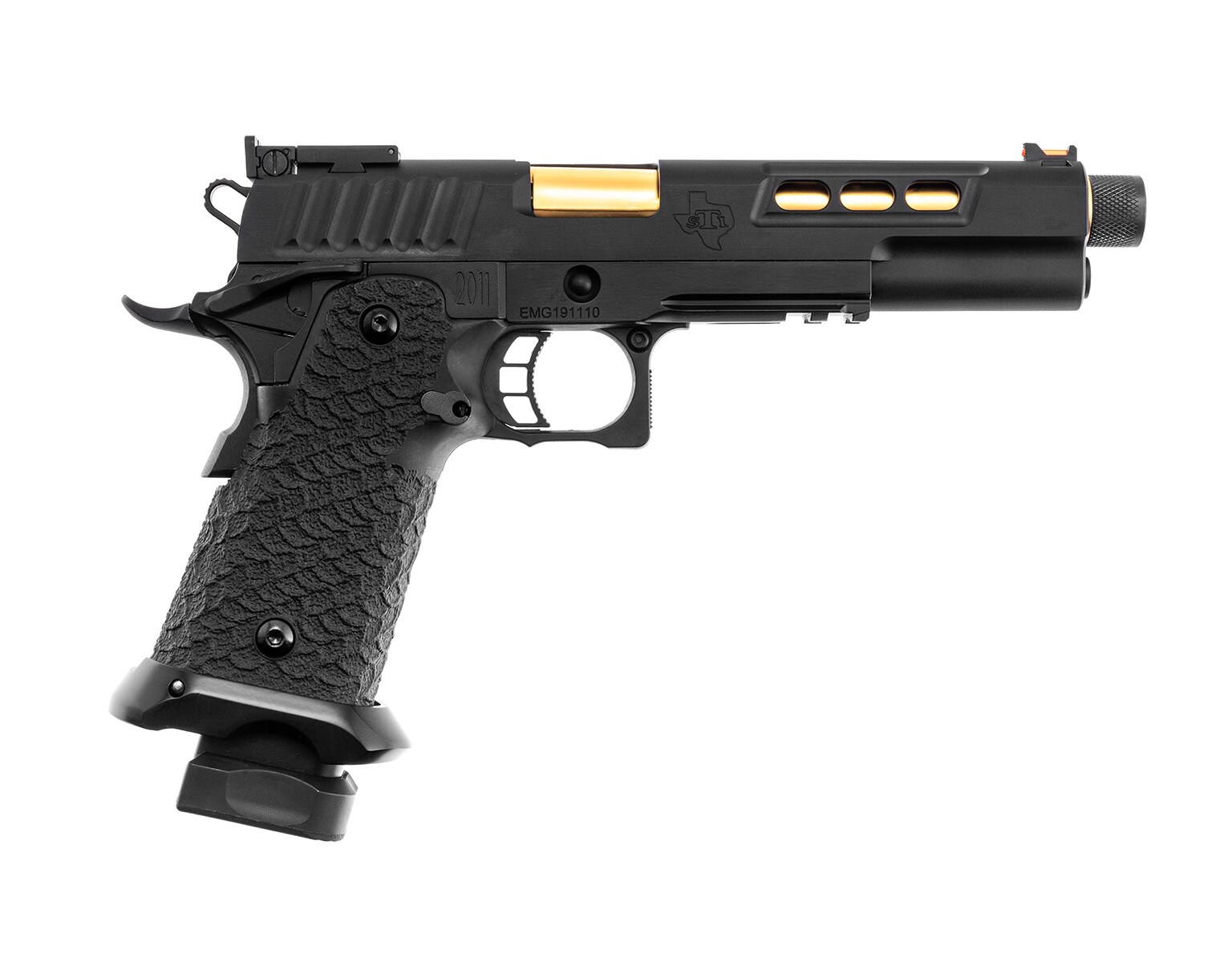 Pistolet ASG GBB STI DVC3 2011 Threaded Barrel - Black