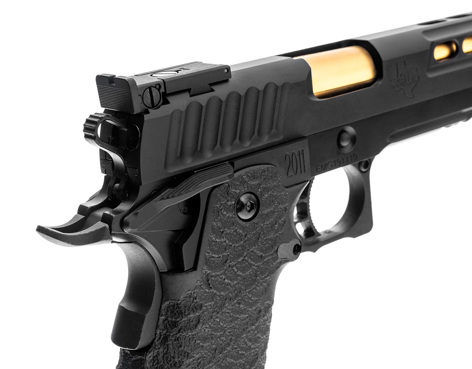 Pistolet ASG GBB STI DVC3 2011 Threaded Barrel - Black