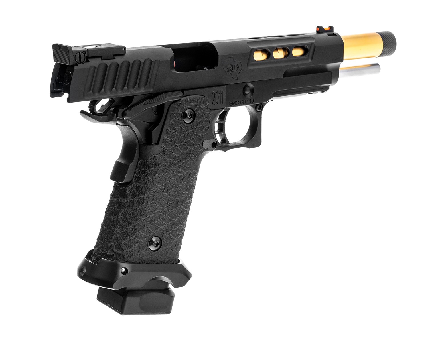 Pistolet ASG GBB STI DVC3 2011 Threaded Barrel - Black