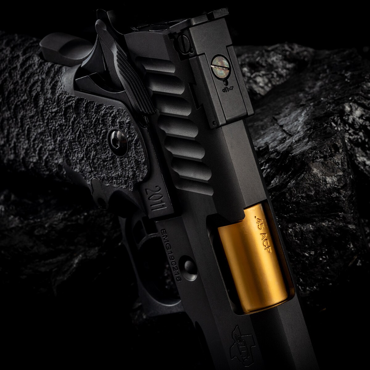 Pistolet ASG GBB STI DVC3 2011 Threaded Barrel - Black