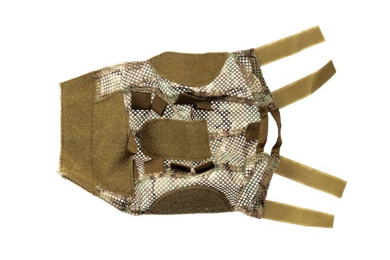 Pokrowiec siatkowy FMA na hełm typu Fast (M) - Arid MC Camo