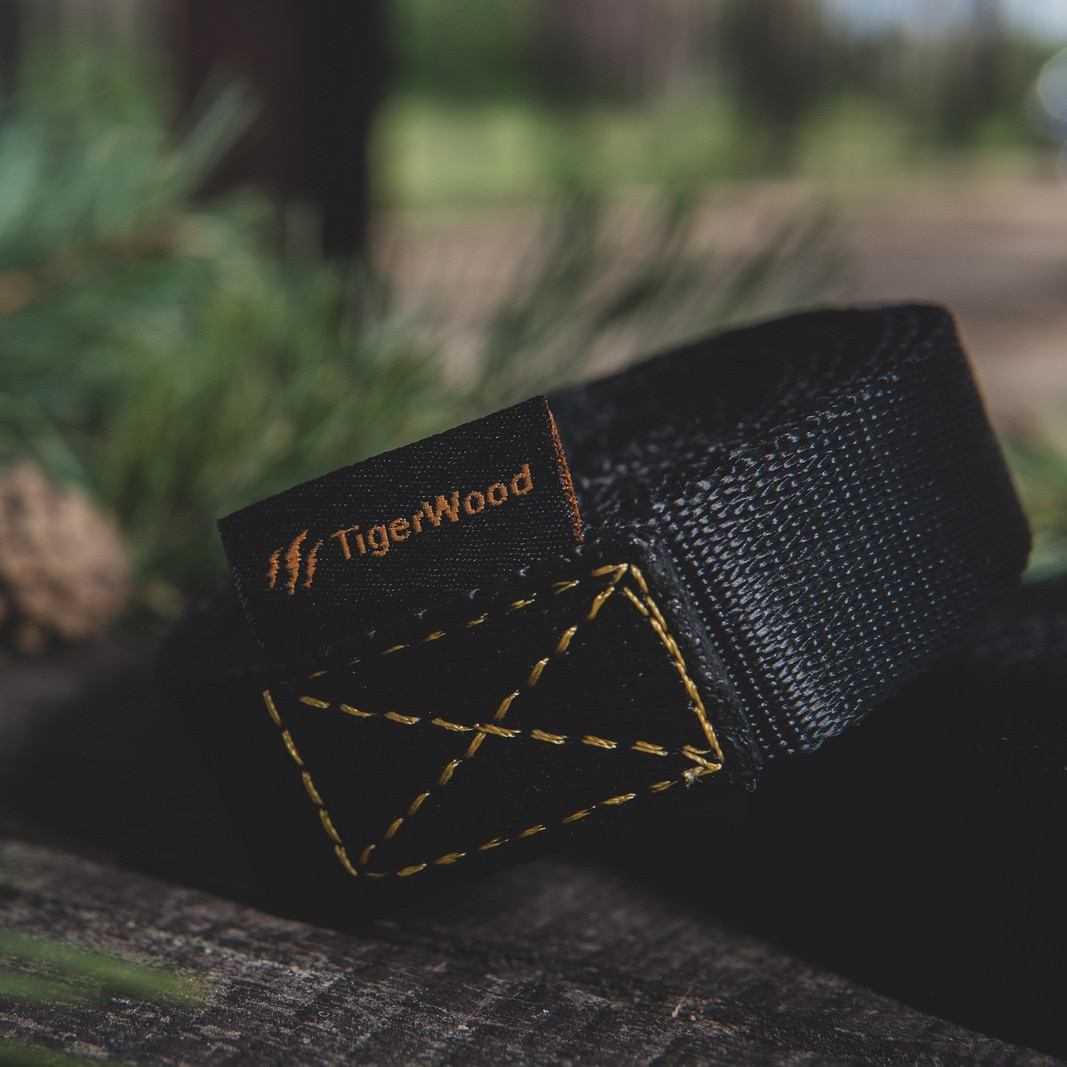 Taśmy do mocowania hamaka TigerWood 2 m - Black