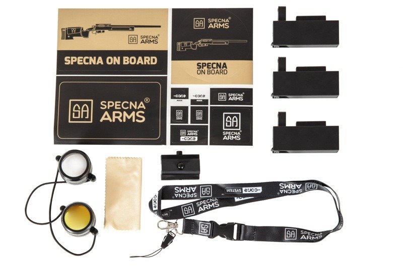 Снайперська гвинтівка ASG Specna Arms SA-S02 CORE з оптичним прицілом і сошкою - MultiCam