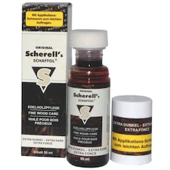 Olej naturalny do drewna Scherell ciemny brąz 50 ml