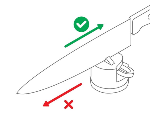 Ostrzałka AnySharp Classic Silver z nożyczkami