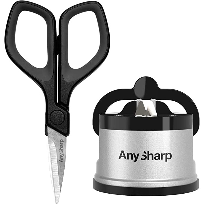 Точило AnySharp Classic Silver з ножицями 