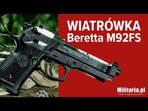 Wiatrówka Beretta M92FS 4,5 mm Black