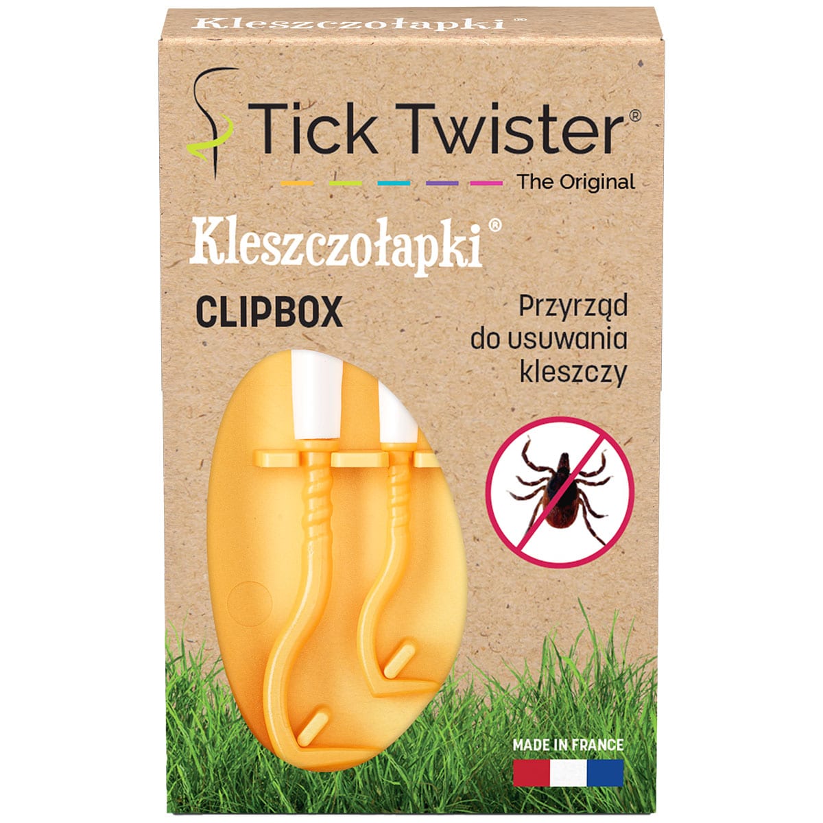Kleszczołapki Tick Twister Clipbox Orange