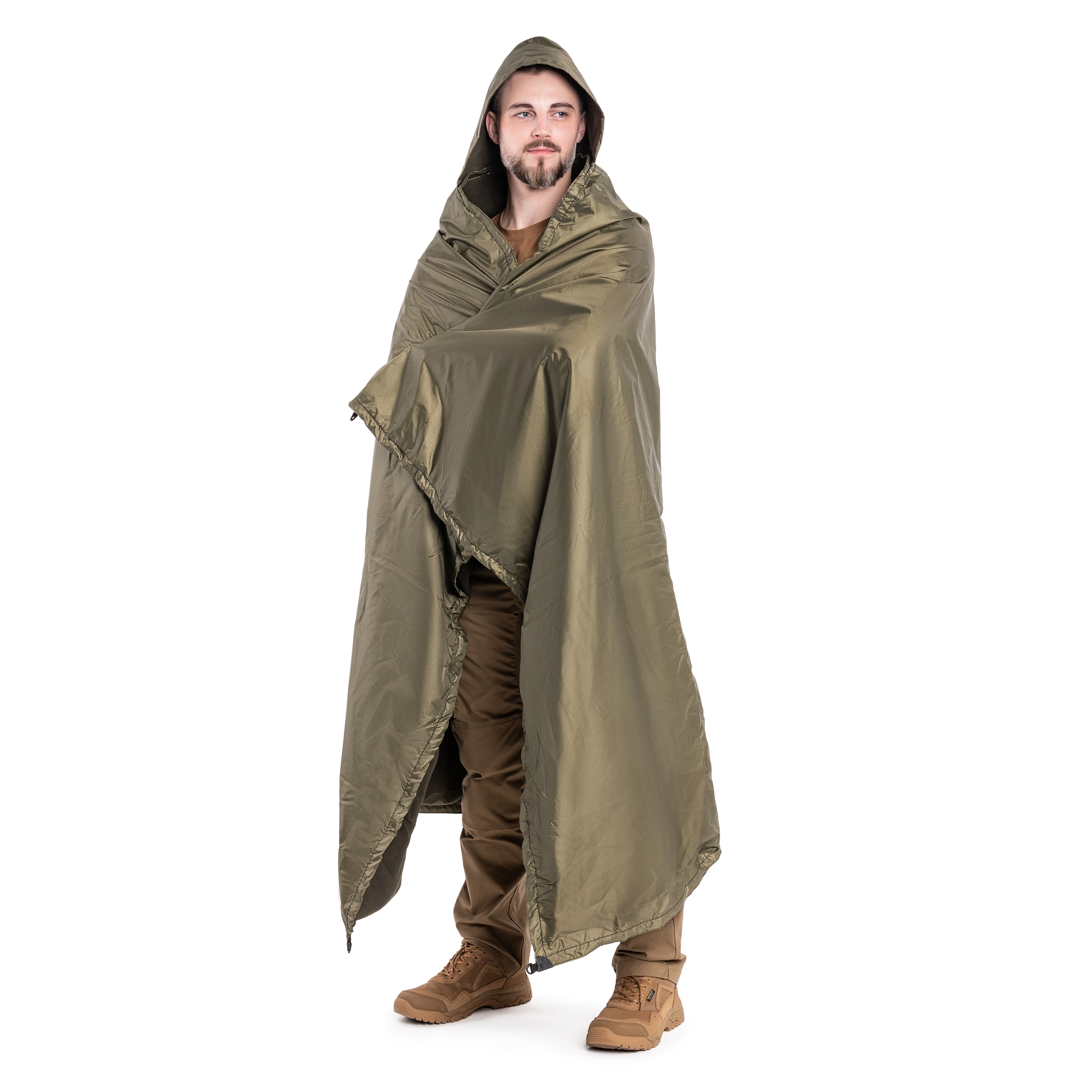 Koc termiczny Bushmen Thermo Blanket - Olive