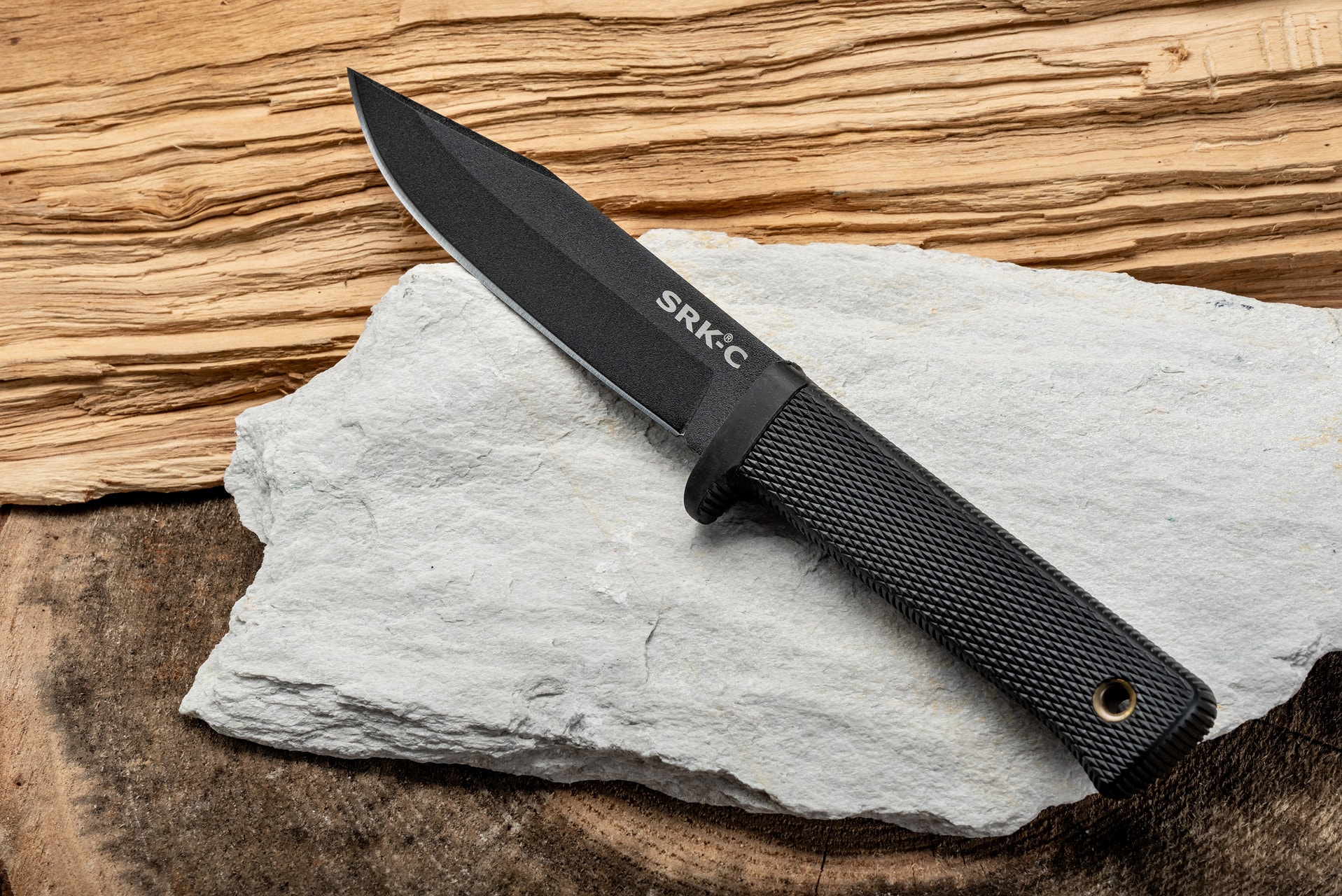 Cold Steel SRK Compact SK-5 Fixed Blade Knife - Black