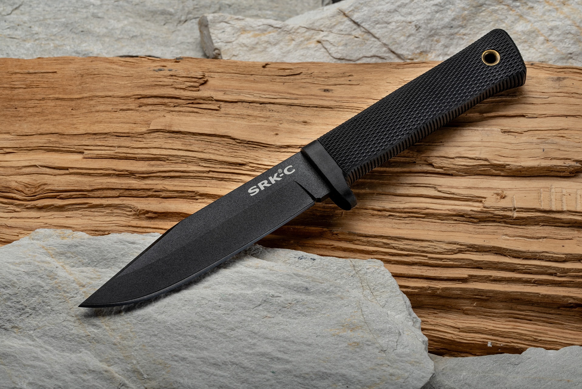 Cold Steel SRK Compact SK-5 Fixed Blade Knife - Black