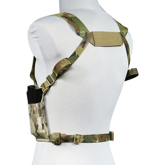 Niskoprofilowa kamizelka Emerson Speed Chest Rig - Arid MC Camo