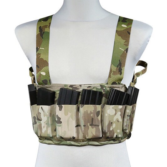 Niskoprofilowa kamizelka Emerson Speed Chest Rig - Arid MC Camo
