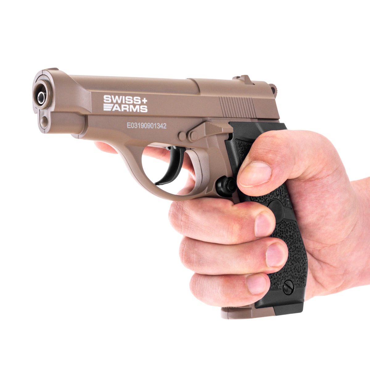 Wiatrówka Swiss Arms P84 Full Metal 4,5 mm - tan