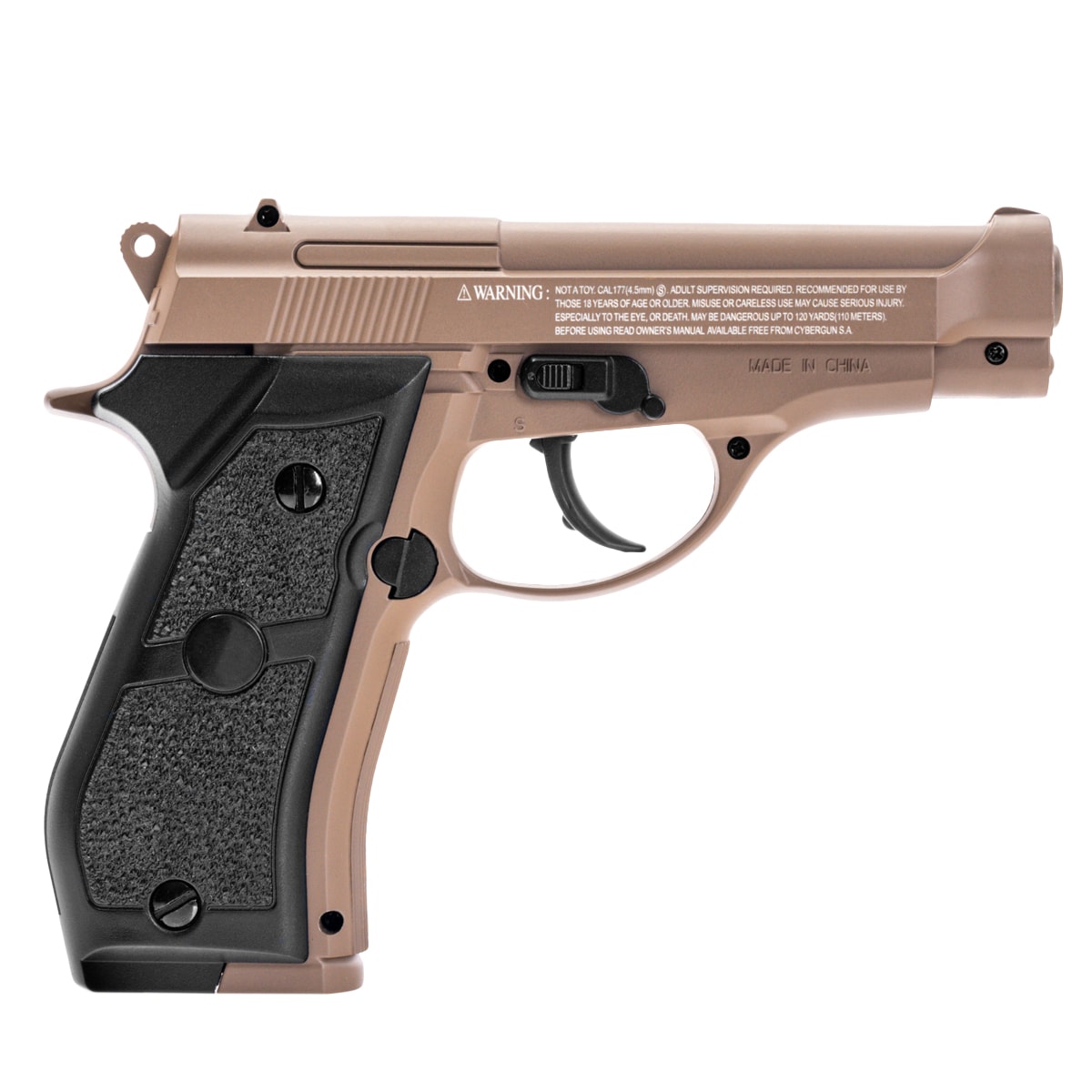 Wiatrówka Swiss Arms P84 Full Metal 4,5 mm - tan