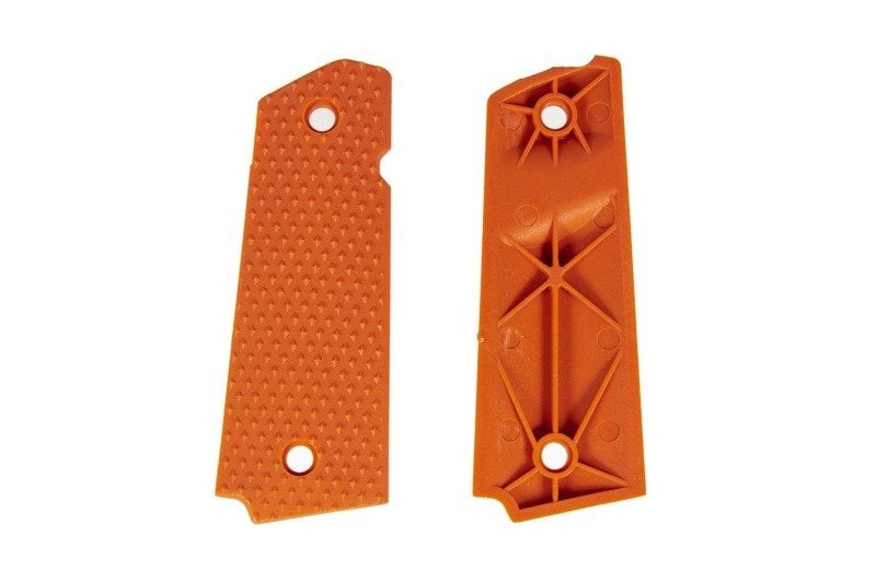 FMA Алмазні накладки на рукоятку для пістолетів Colt 1911 - Orange (FMA-09-022882) G