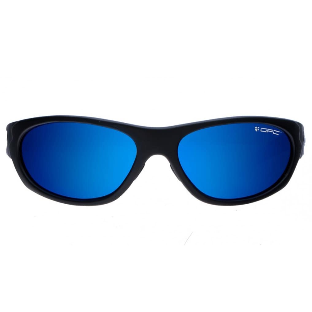 Okulary przeciwsłoneczne OPC Military Marines Black Matt Blue Revo z polaryzacją