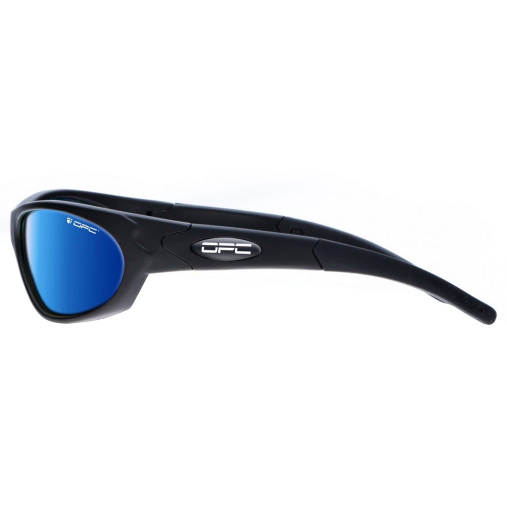 Okulary przeciwsłoneczne OPC Military Marines Black Matt Blue Revo z polaryzacją