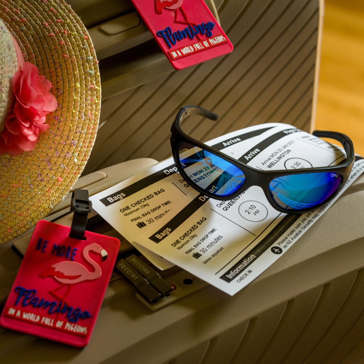 Okulary przeciwsłoneczne OPC Military Marines Black Matt Blue Revo z polaryzacją