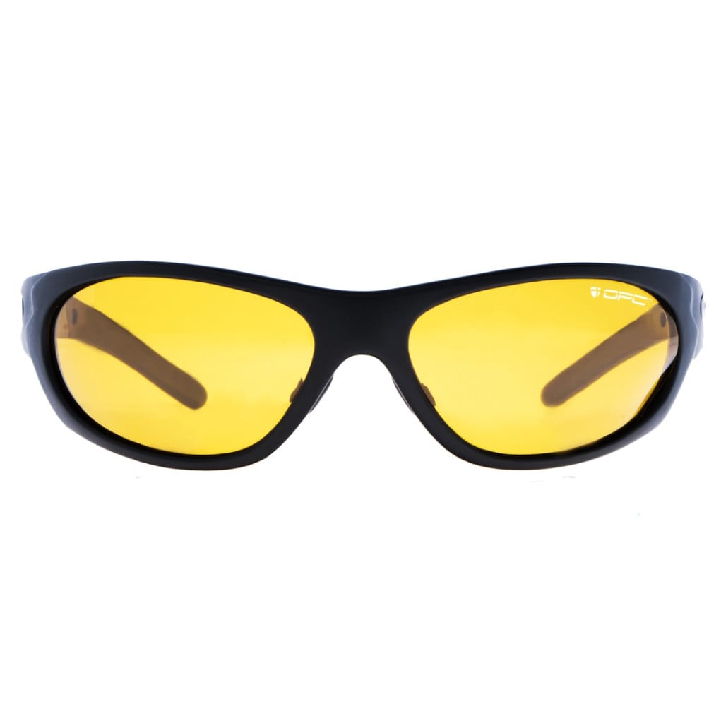 Okulary ochronne OPC Military Marines Black Matt Yellow z polaryzacją