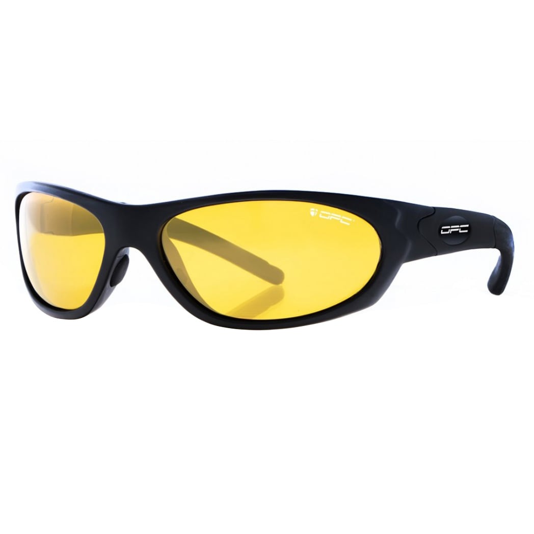 Okulary ochronne OPC Military Marines Black Matt Yellow z polaryzacją