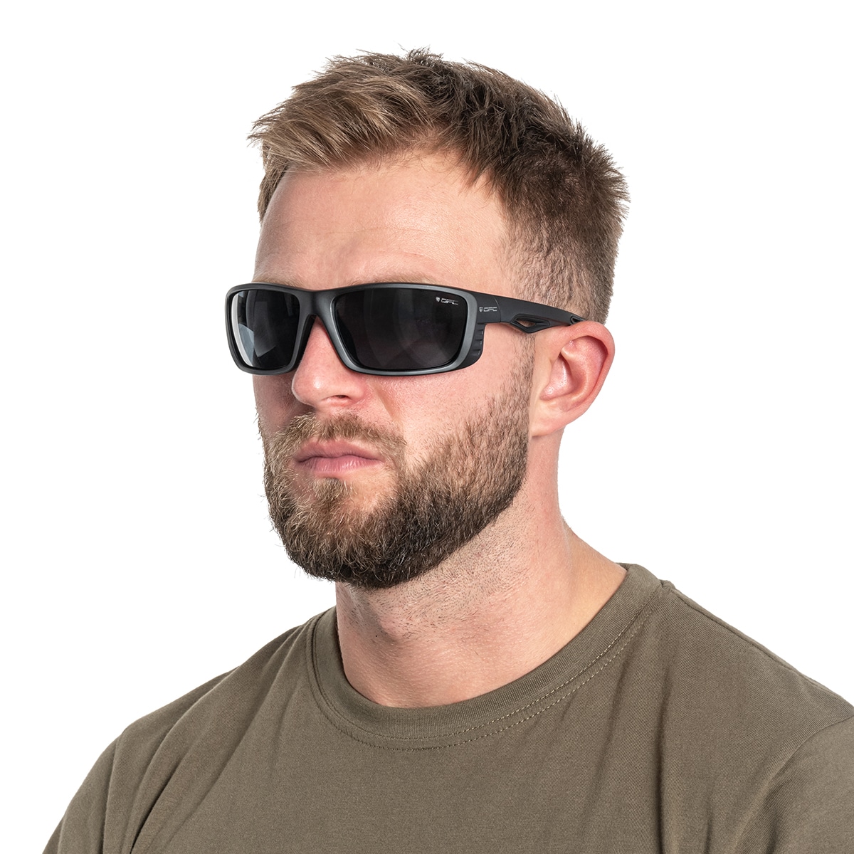 Okulary przeciwsłoneczne OPC Pro Sport Everest Blk Mat Smoke Revo z polaryzacją 