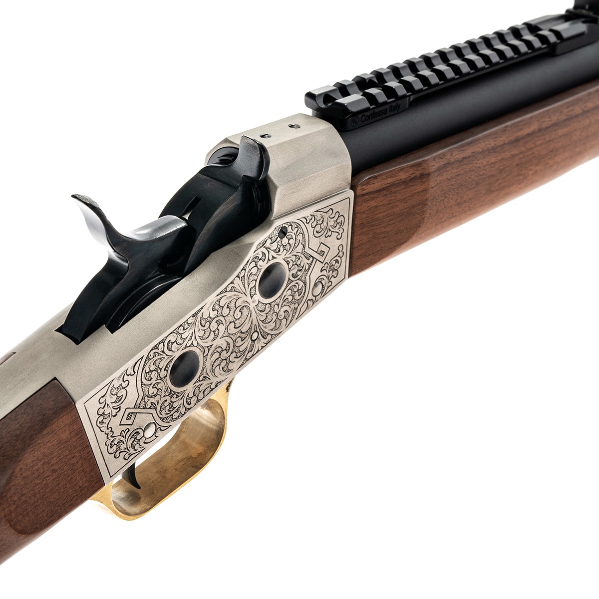 Гвинтівка на чорному поросі Pedersoli Rolling Block .50