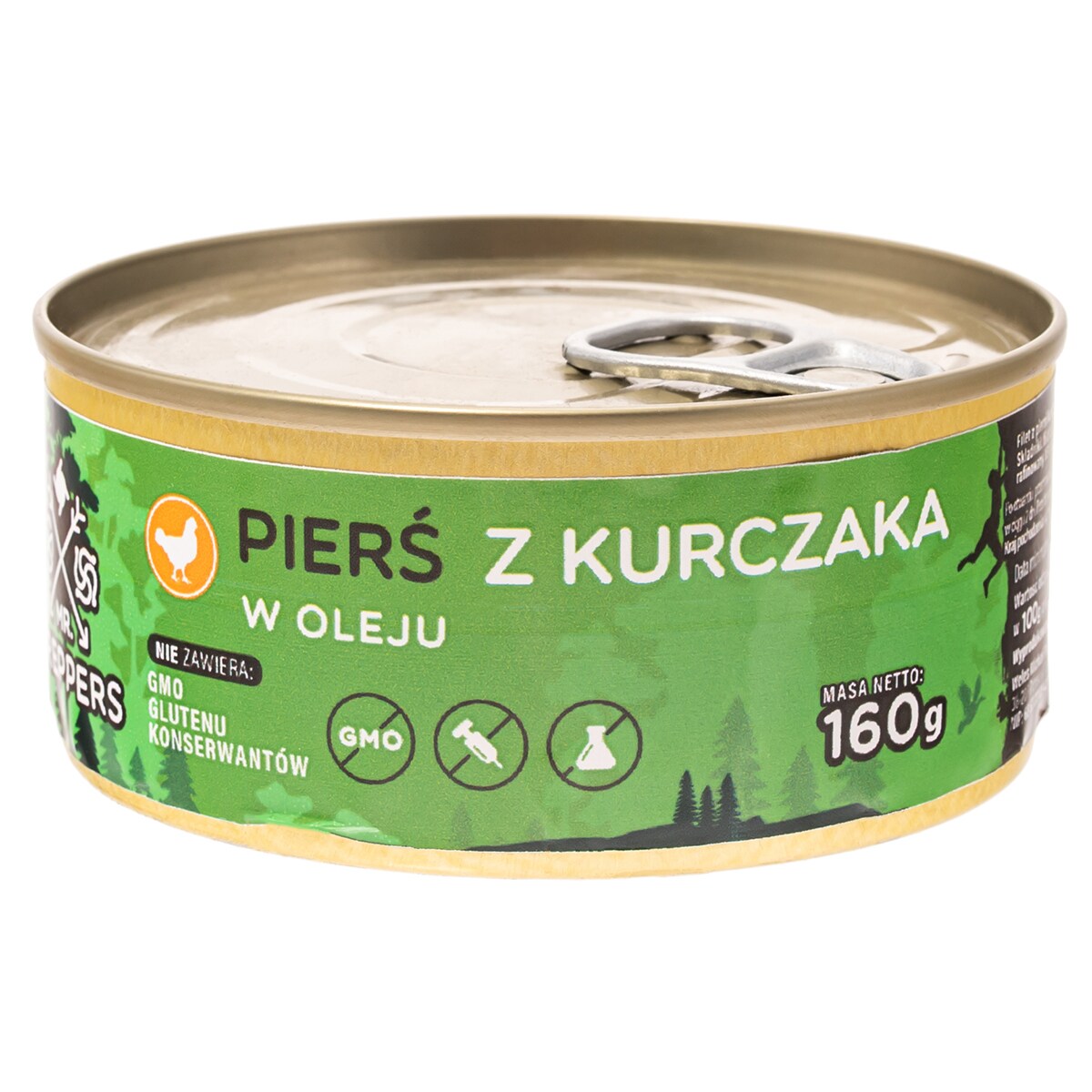 Żywność konserwowana MR Preppers - kurczak w oleju 160 g