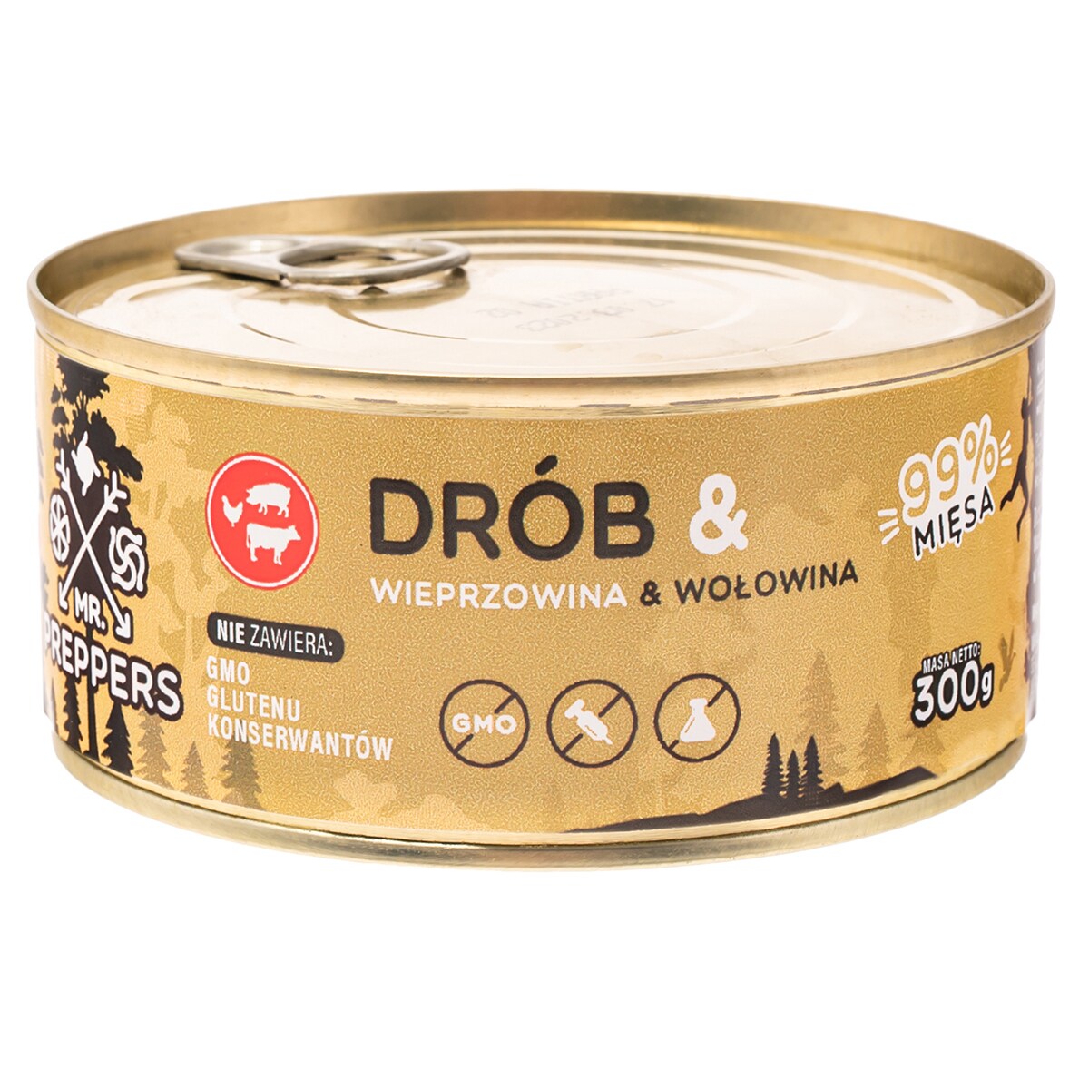 Żywność konserwowana MR Preppers - wołowina / drób/ wieprzowina 300g