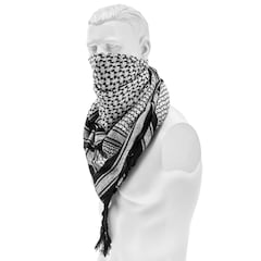 Arafatka chusta ochronna Brandit - Black/White