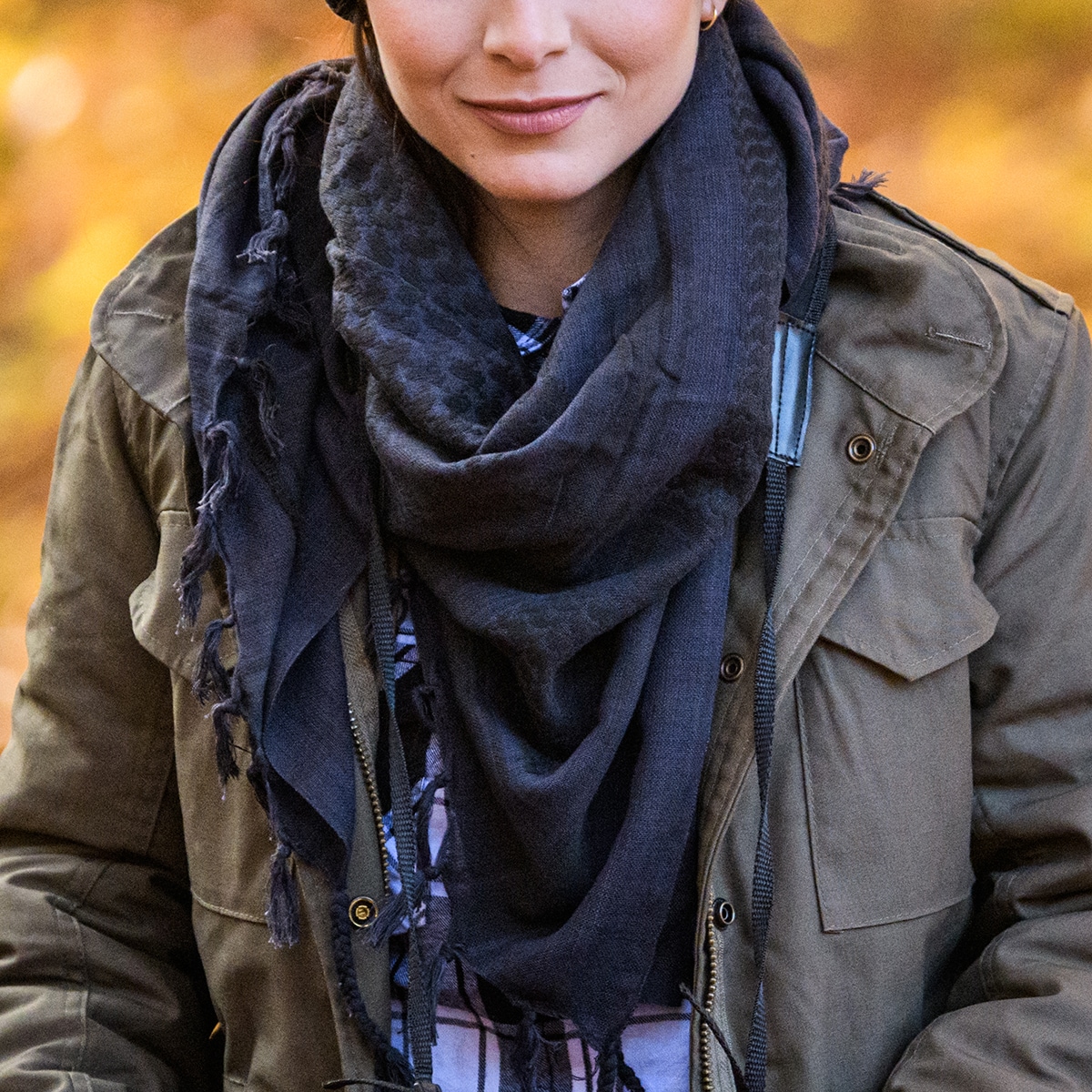 Arafatka chusta ochronna Brandit - Black/Navy