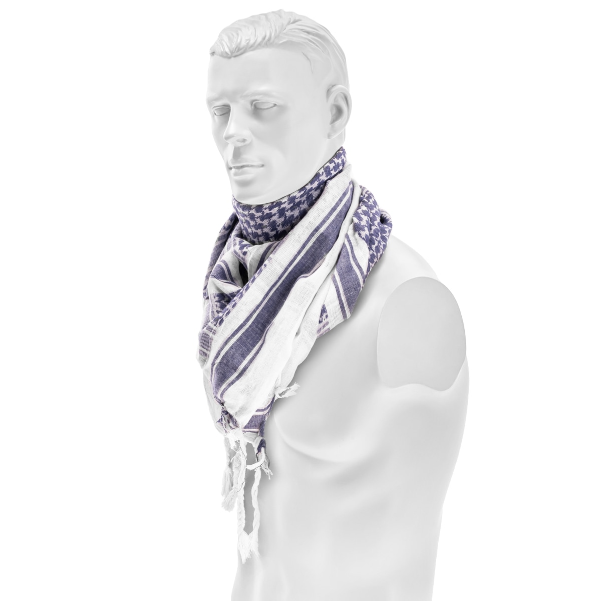 Arafatka chusta ochronna Brandit - Blue/White