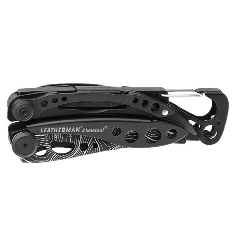 Multitool Leatherman Skeletool Black Topo - limitowana wersja