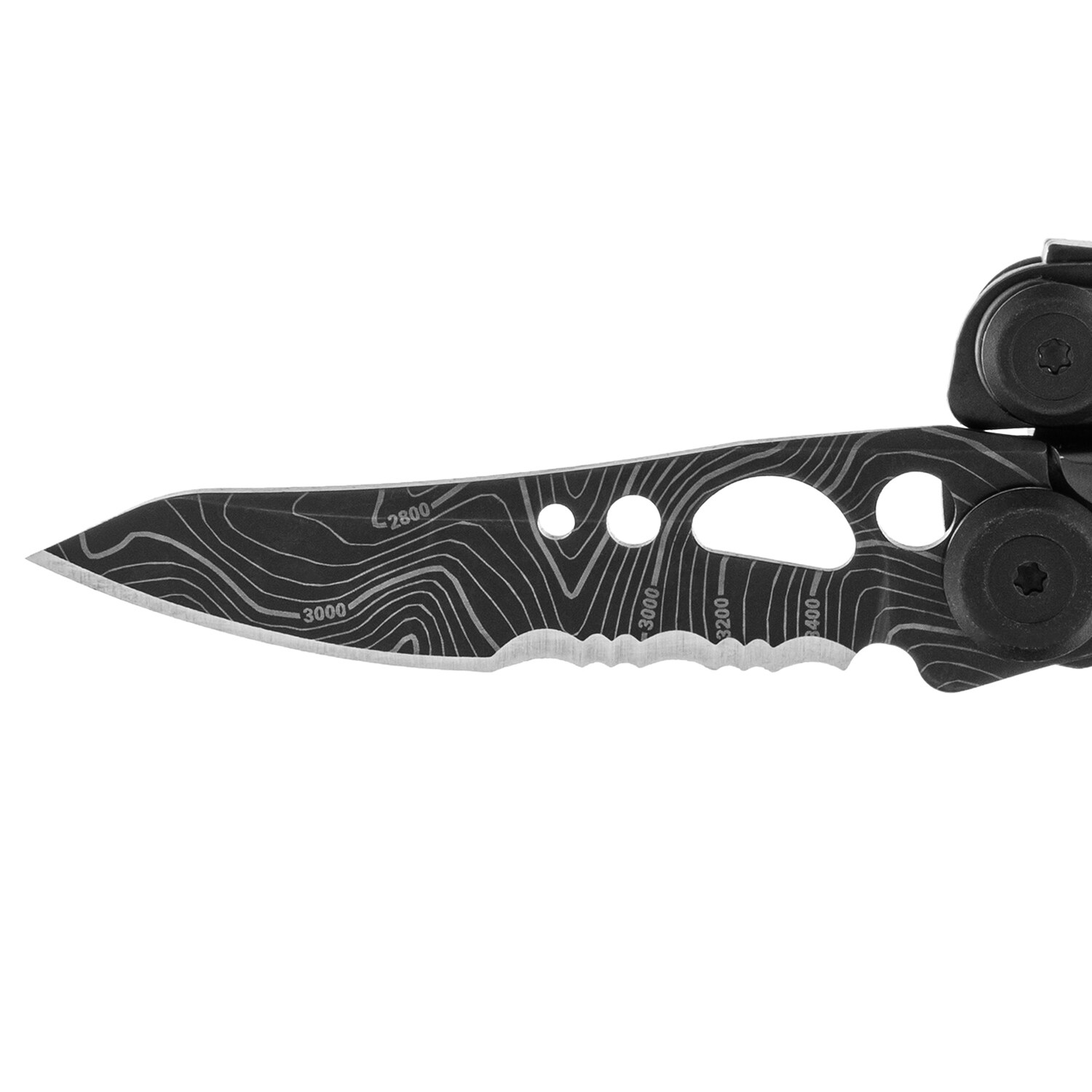 Multitool Leatherman Skeletool Black Topo - limitowana wersja