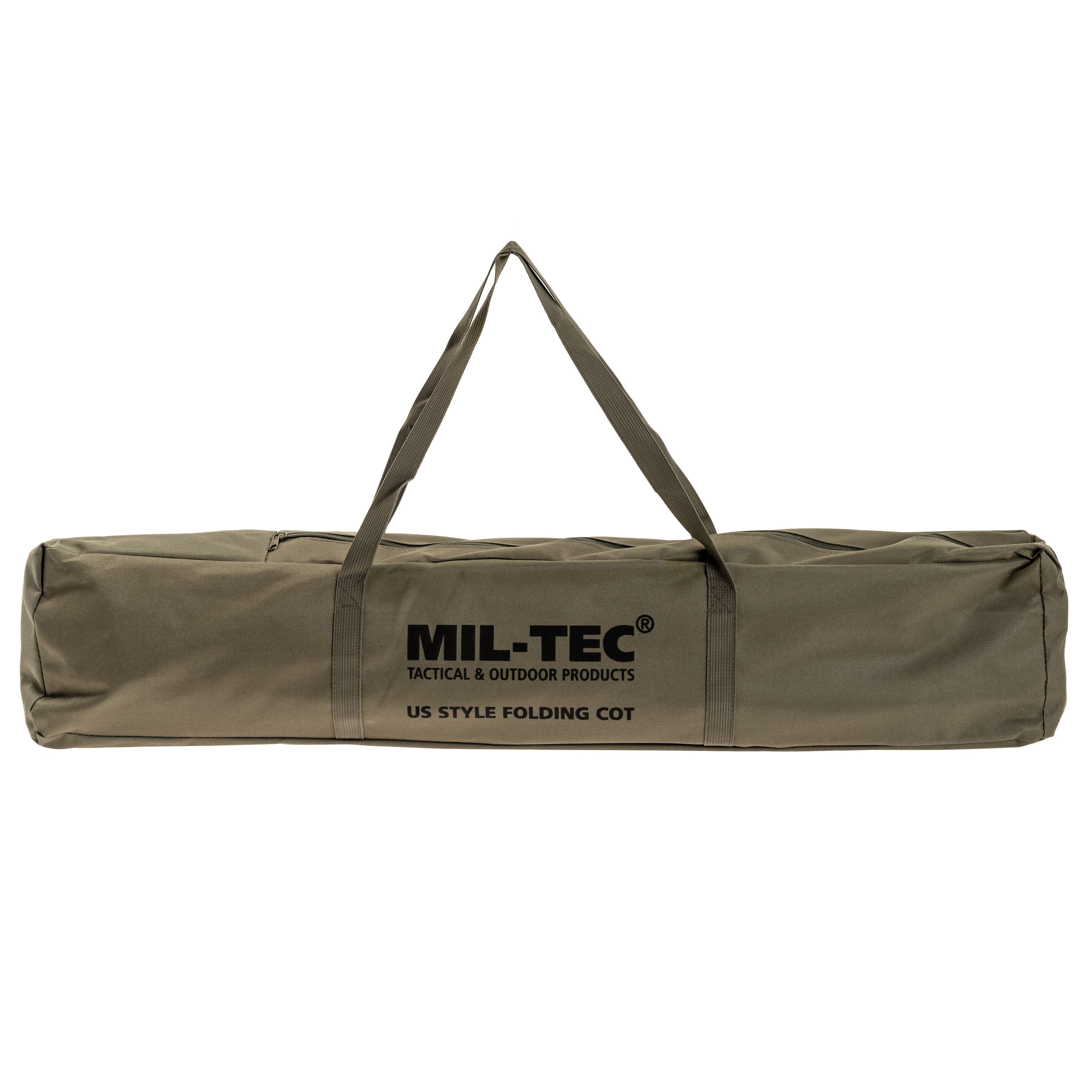 Łóżko polowe składane Mil-Tec US Style Olive - 190 x 65 cm