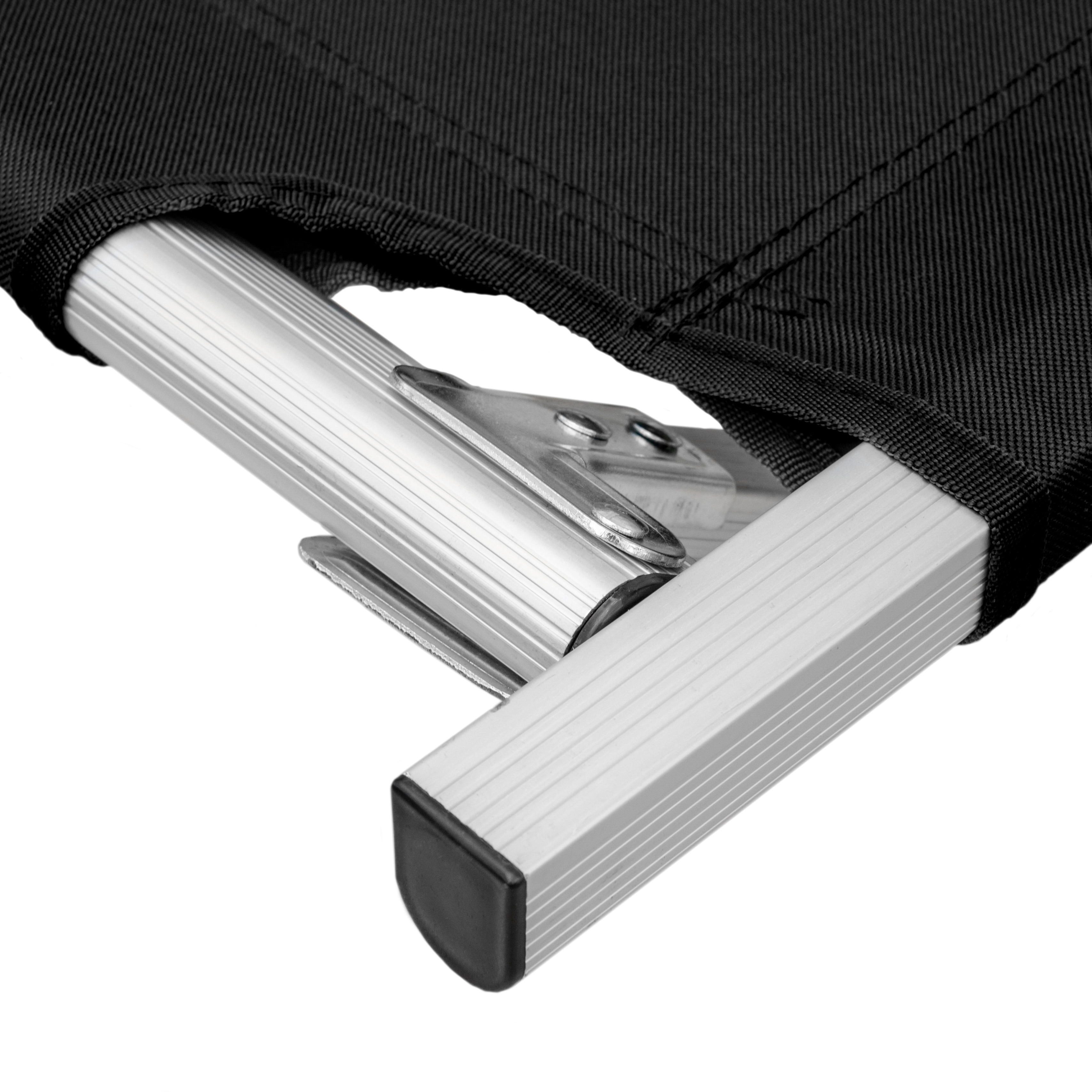 Łóżko polowe składane Mil-Tec US Style Black - 190 x 65 cm