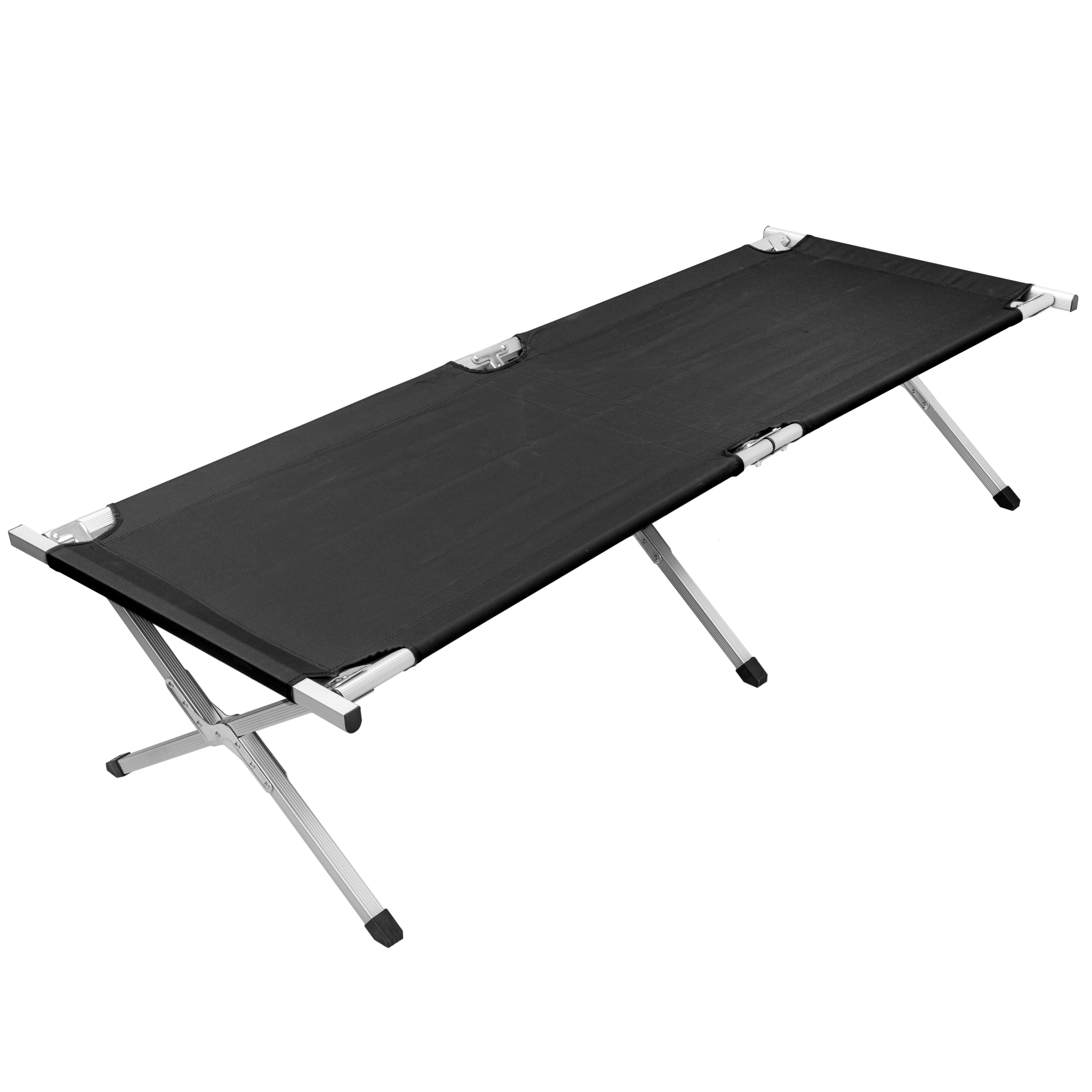 Łóżko polowe składane Mil-Tec US Style Black - 190 x 65 cm