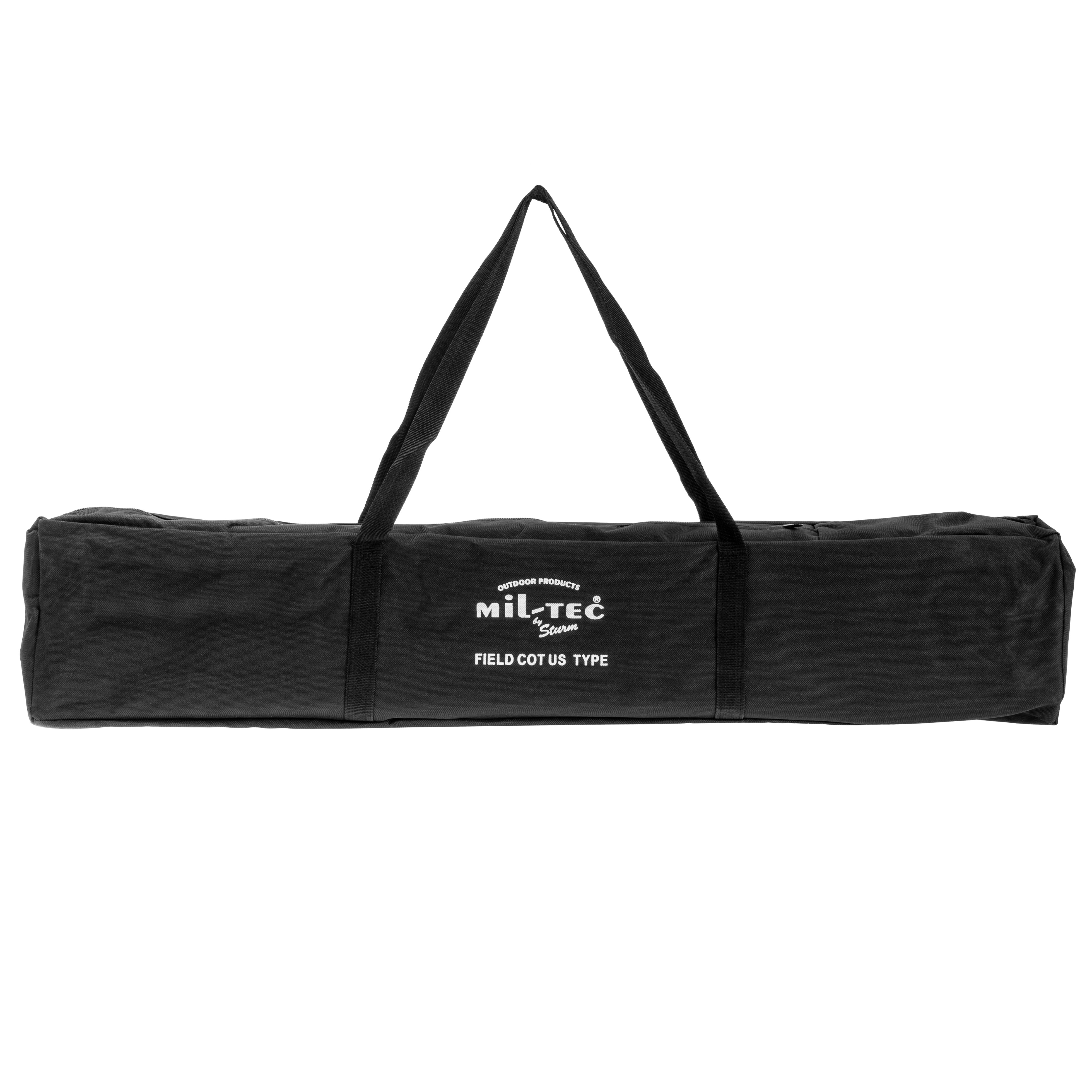 Łóżko polowe składane Mil-Tec US Style Black - 190 x 65 cm