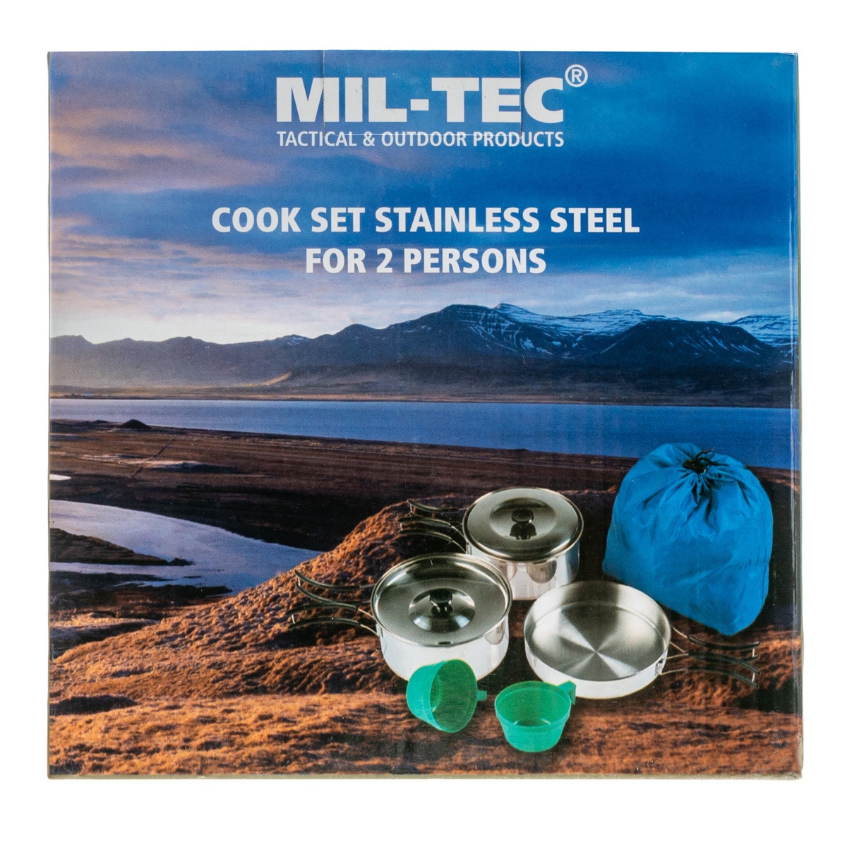Набір для кемпінгу Mil-Tec Stainless Steel - 7 елементів