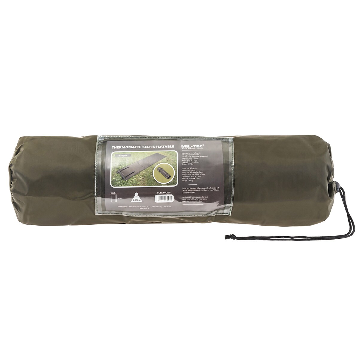 Mata Samopompująca Mil-Tec Self Inflatable Mat - Olive