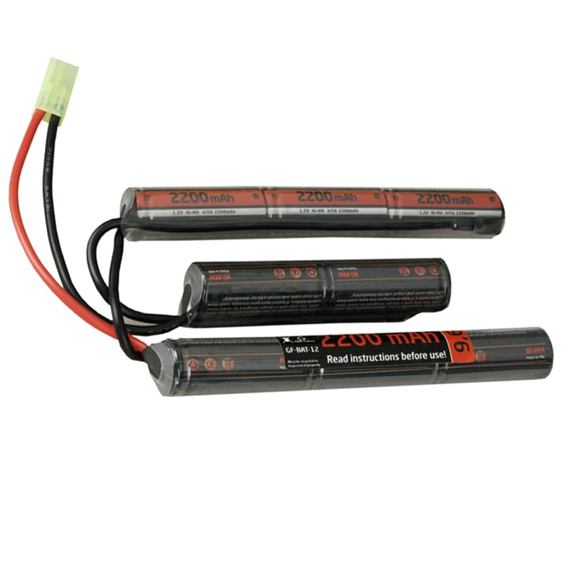 Akumulator ASG GFC NiMH 9,6V 2200mAh 3-modułowy