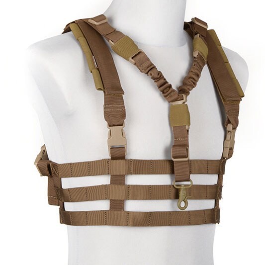Kamizelka taktyczna Chest Rig Emerson Low Profile - Coyote Brown
